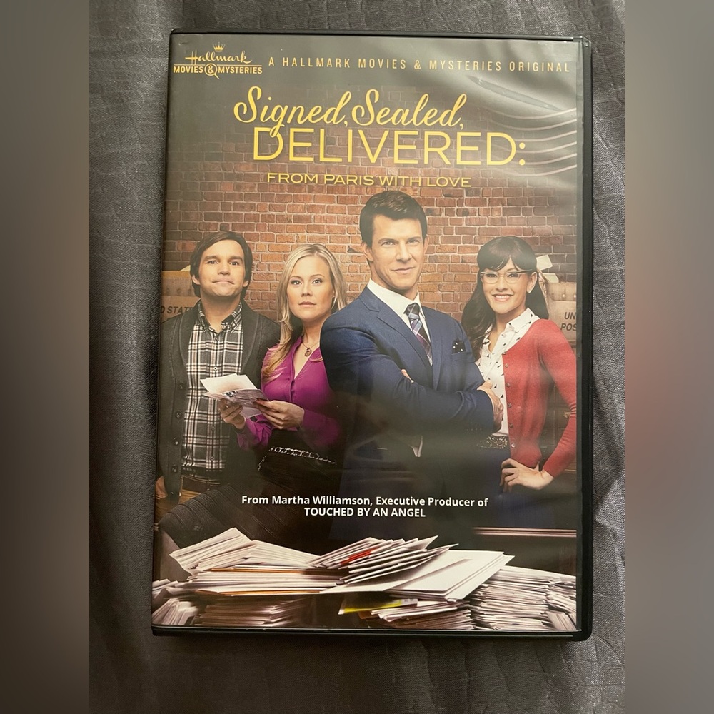 Signed, Sealed, Delivered From Paris With Love Hallmark DVD